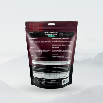 NEW Freeze-Dried Raw Dog Food - Beef Formulation